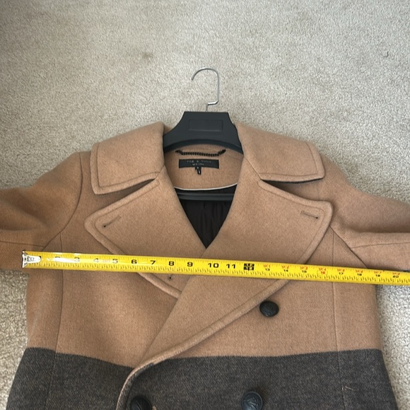 Rag & Bone Skye striped peacoat - Picture 14 of 16